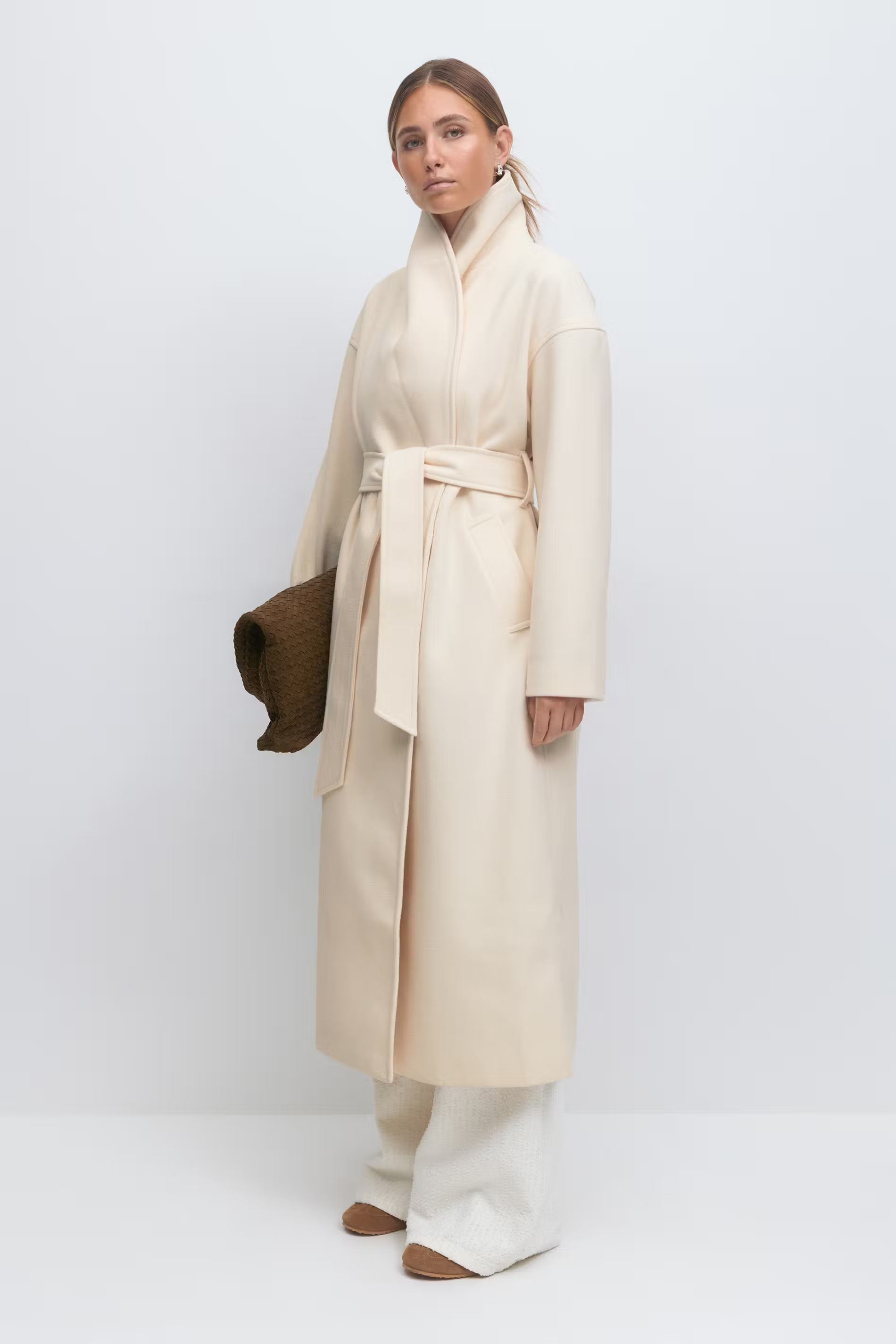 „Shawl" Jacke Weiß