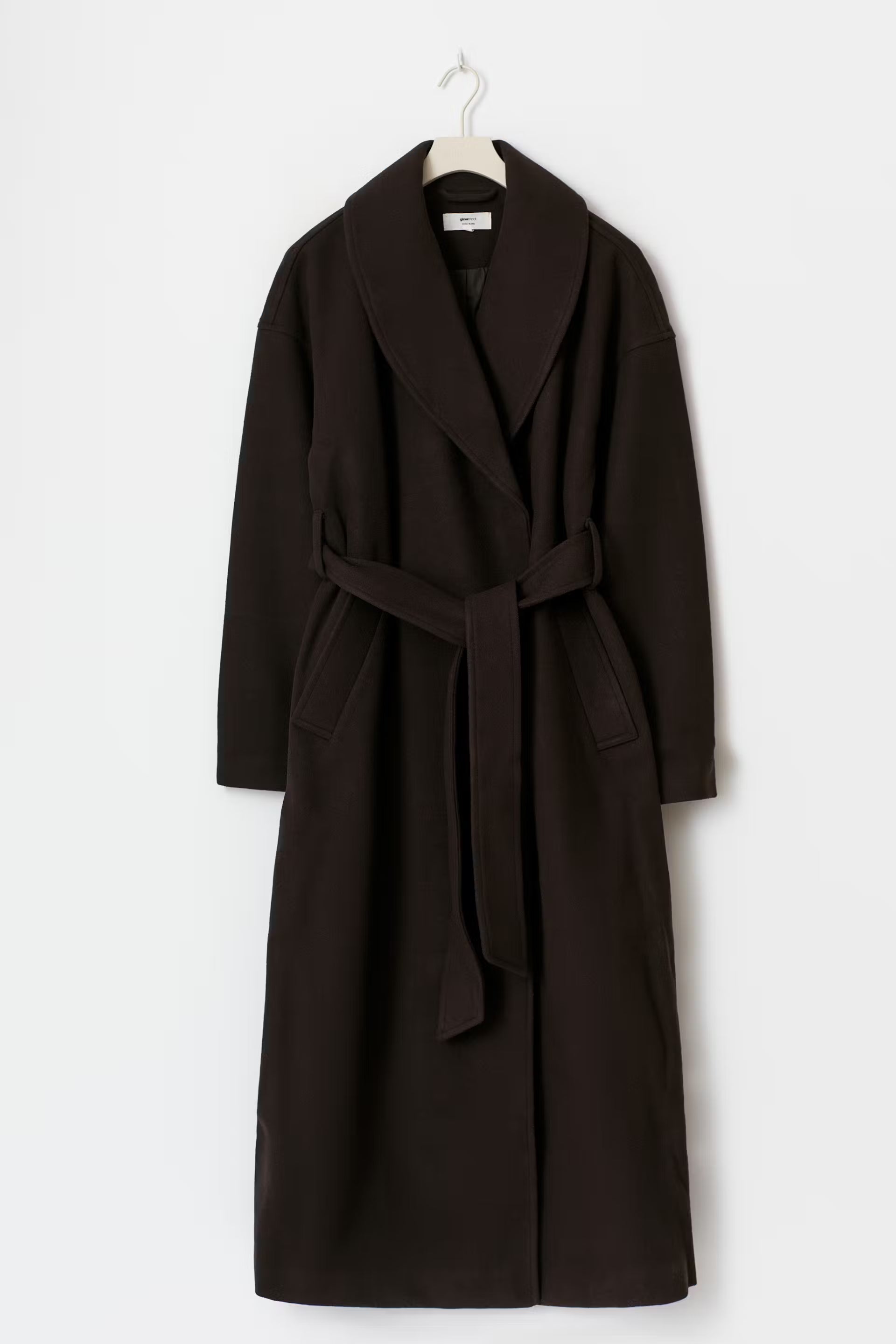 „Shawl" Jacke Braun