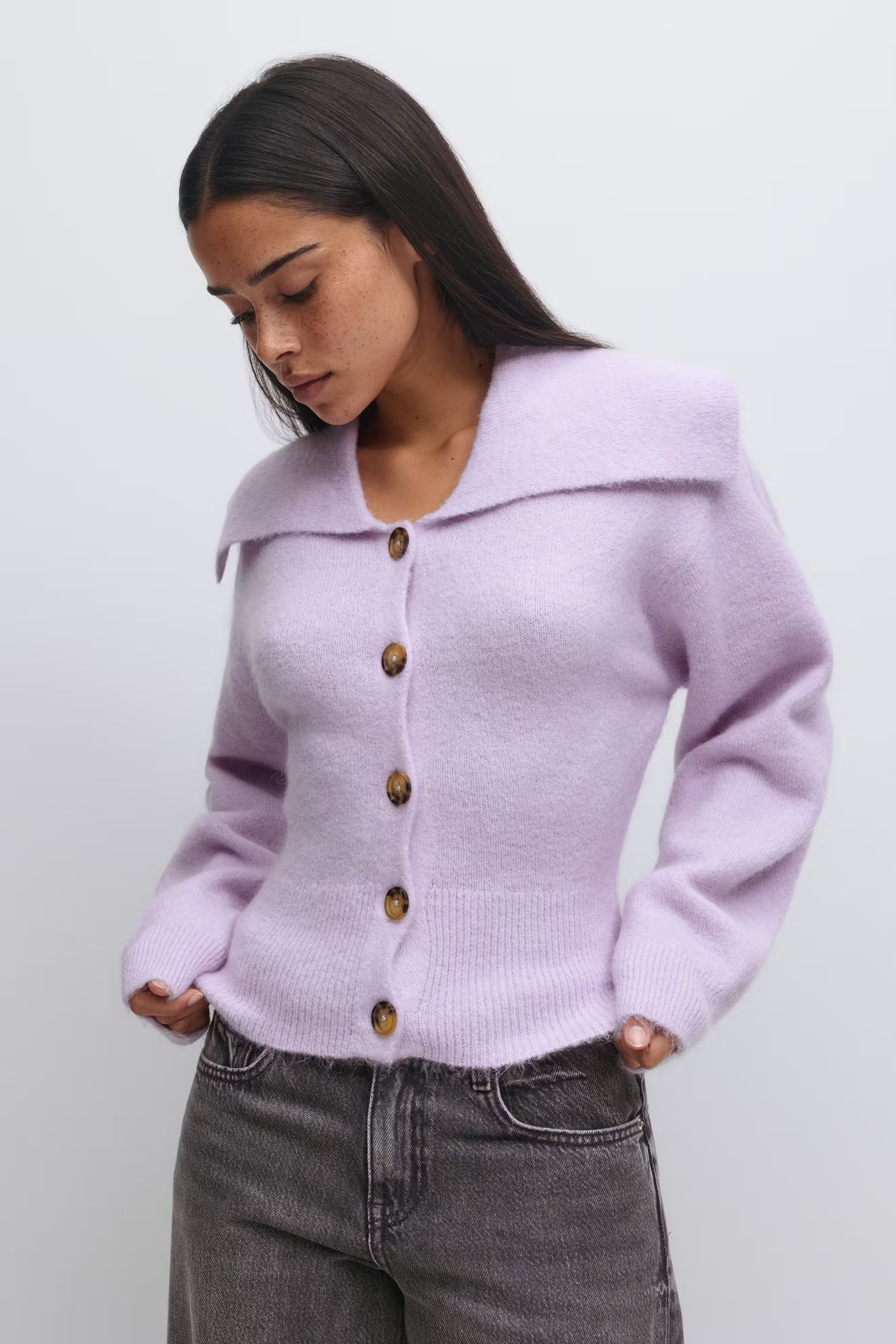 „Elise" Cardigan Rosa
