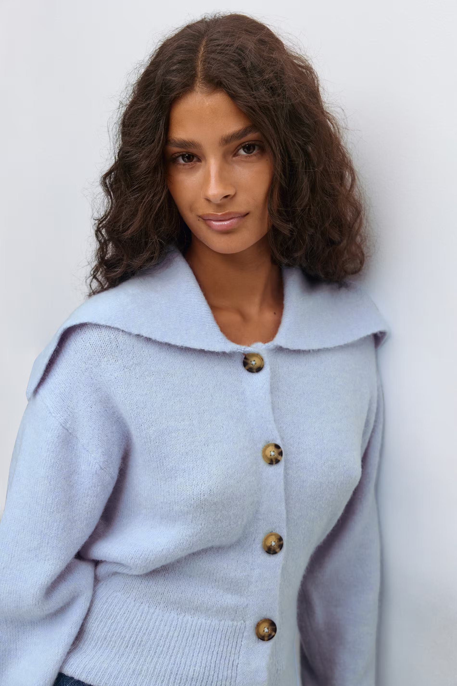 „Elise" Cardigan Blau