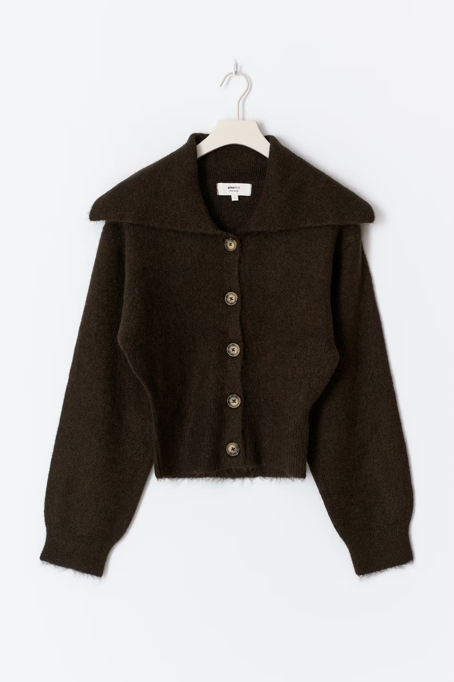 „Elise" Cardigan Braun