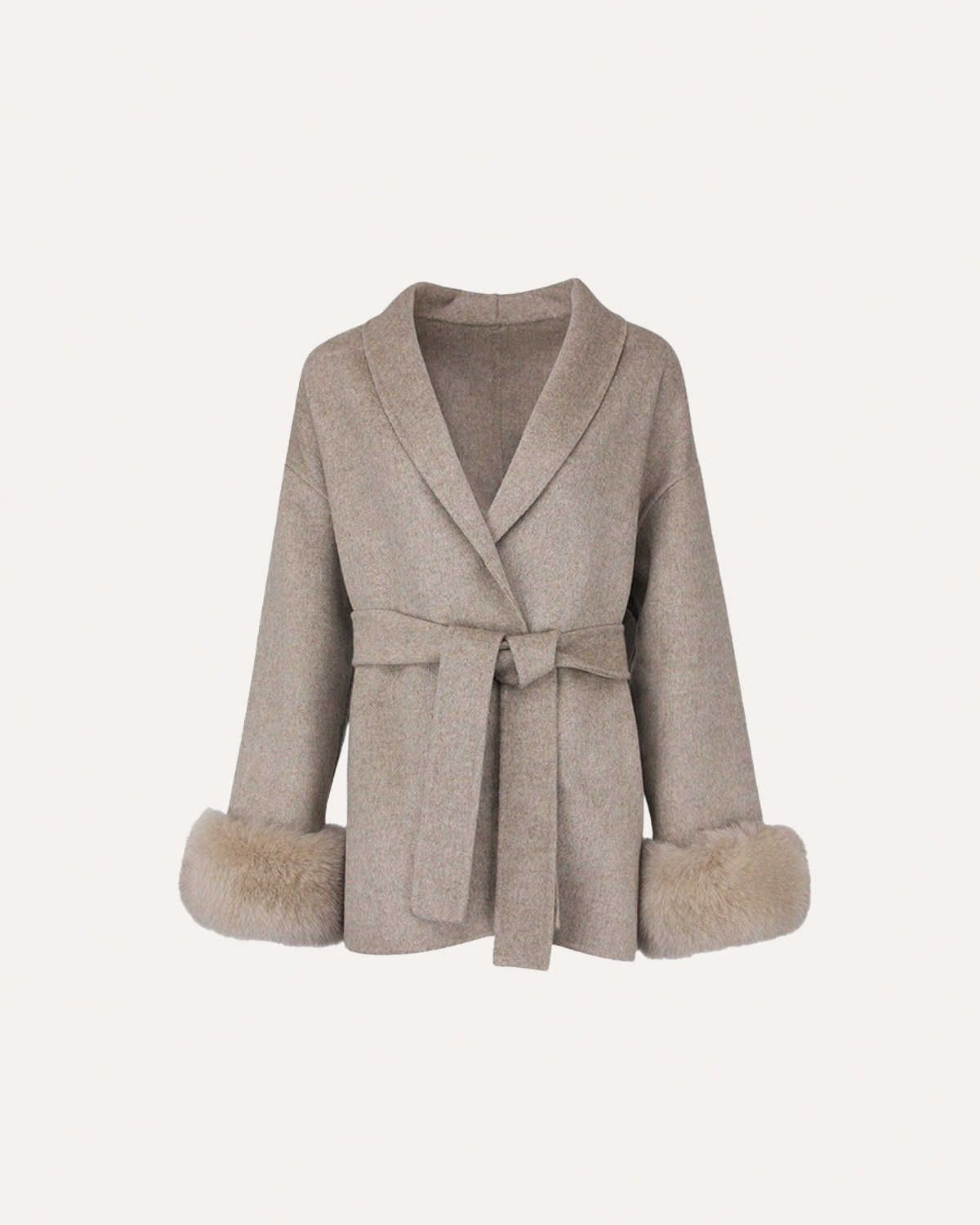 WOOL COAT BEIGE