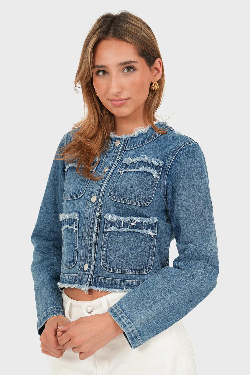 „Kopenhagen" Denimjacke blau