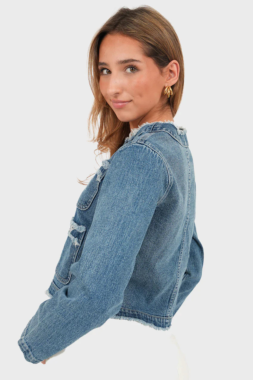 „Kopenhagen" Denimjacke blau