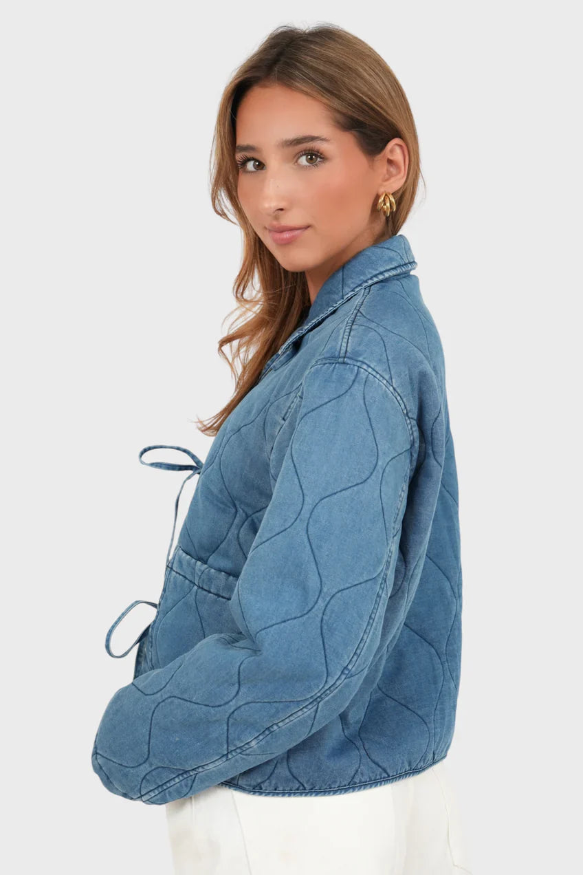 „Mabel" Denimjacke blau