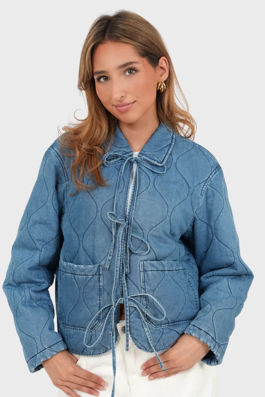 „Mabel" Denimjacke blau