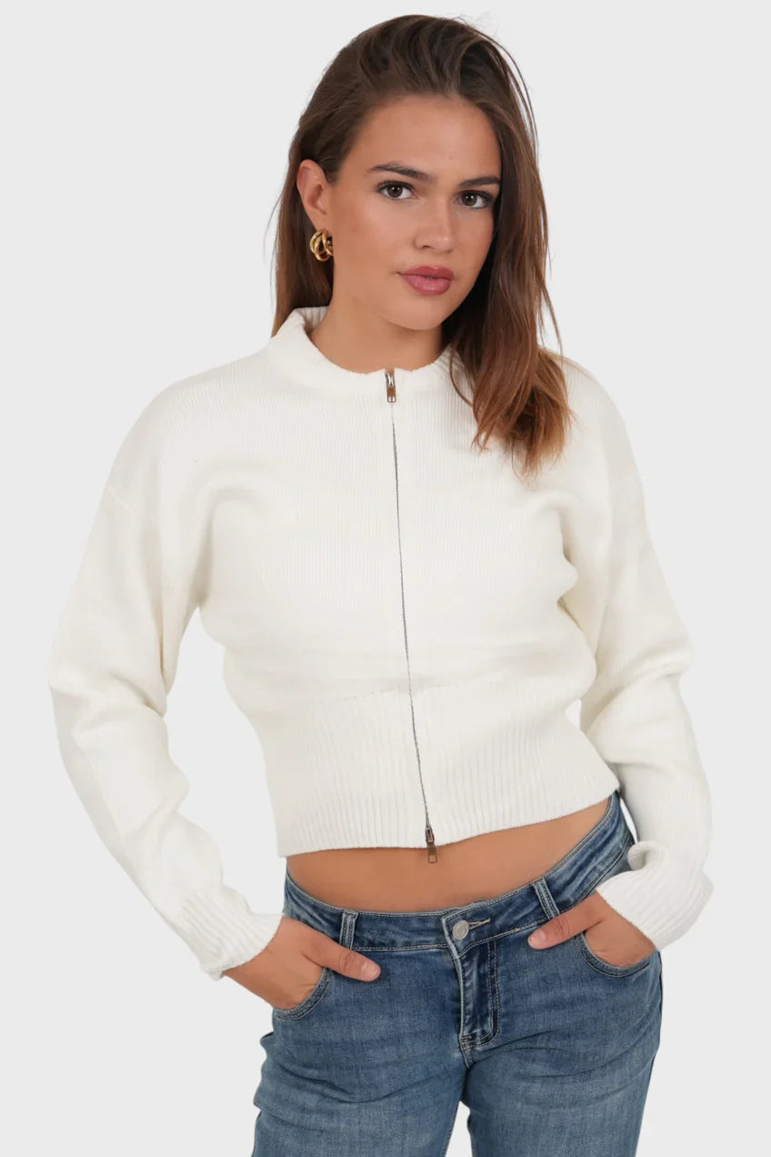 „Belle" Weste Weiß