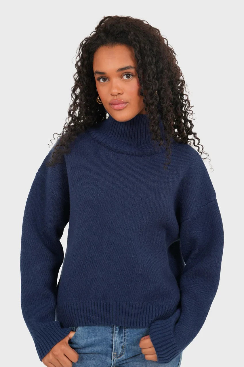 „Amour" Pullover Navy