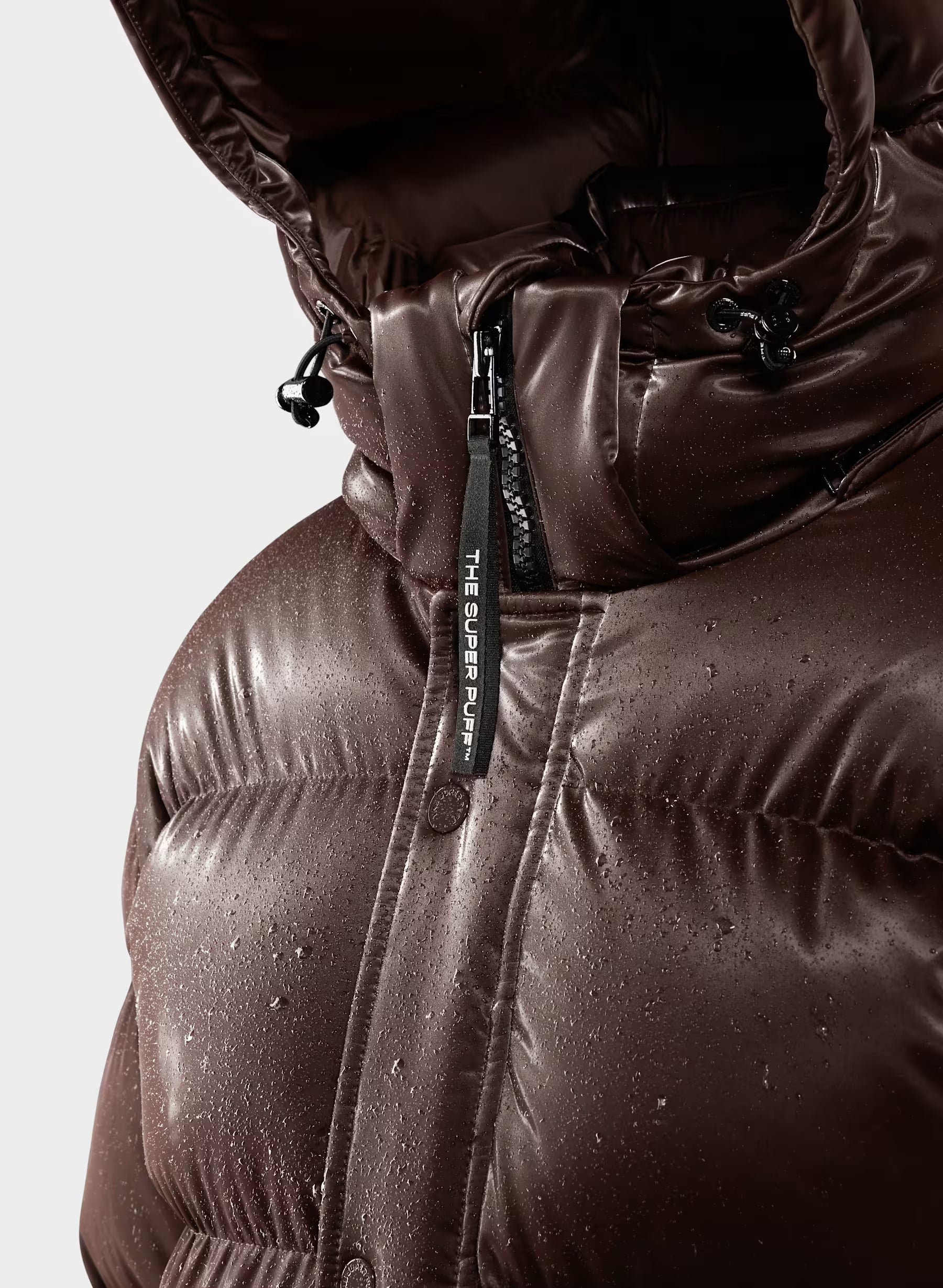 „Glamour" Pufferjacke Braun