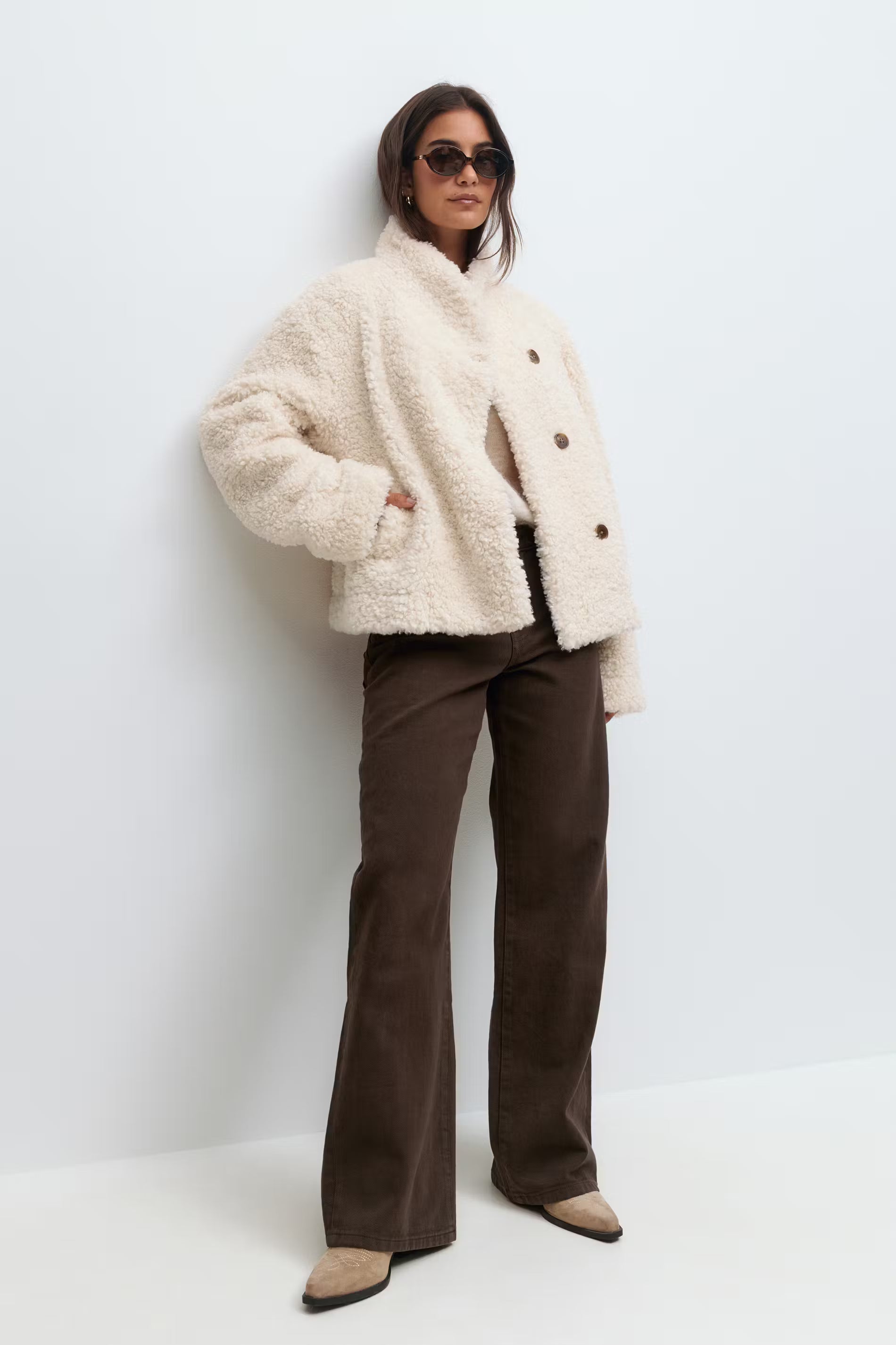 „Pile" Jacke Weiß