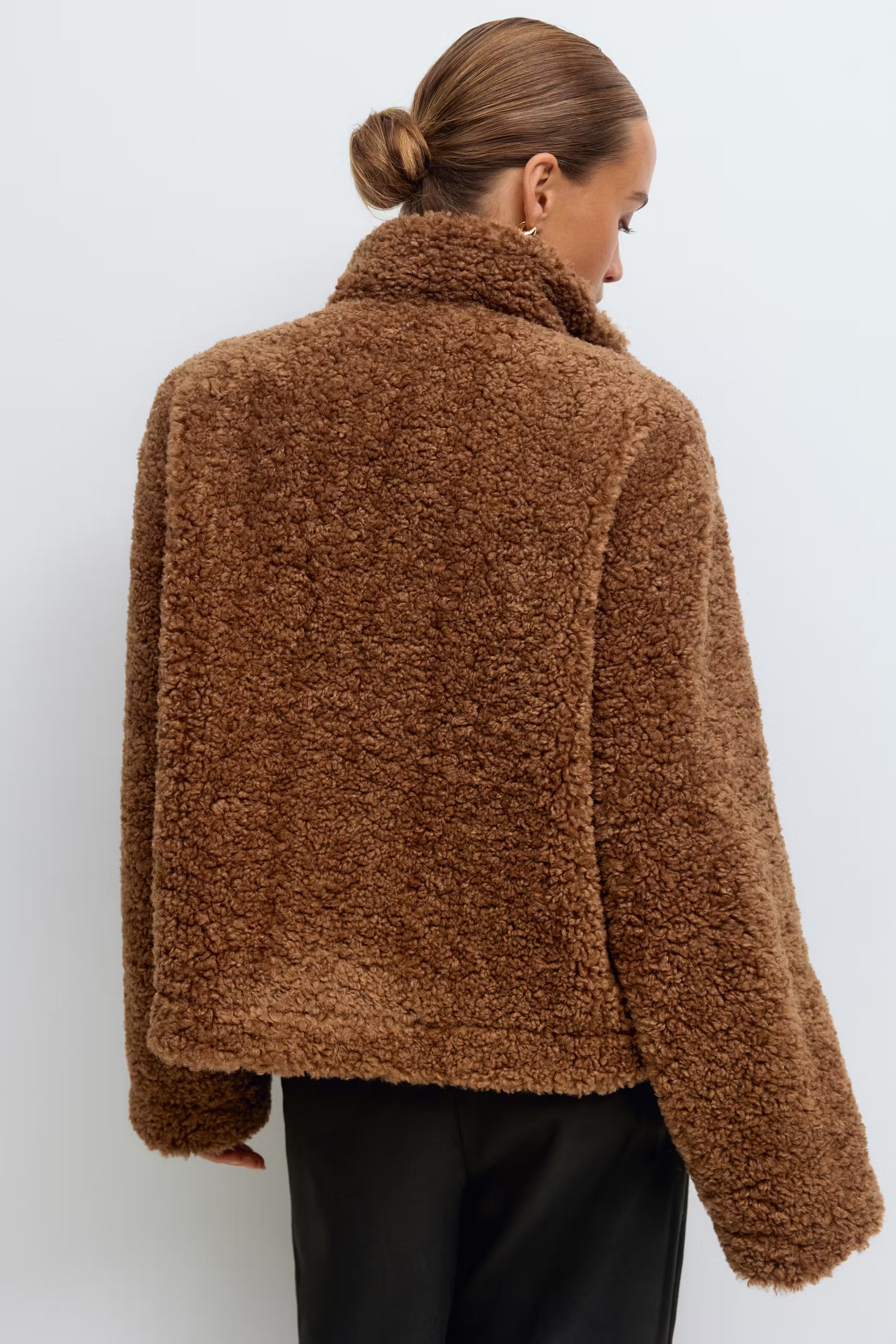 „Pile" Jacke Braun