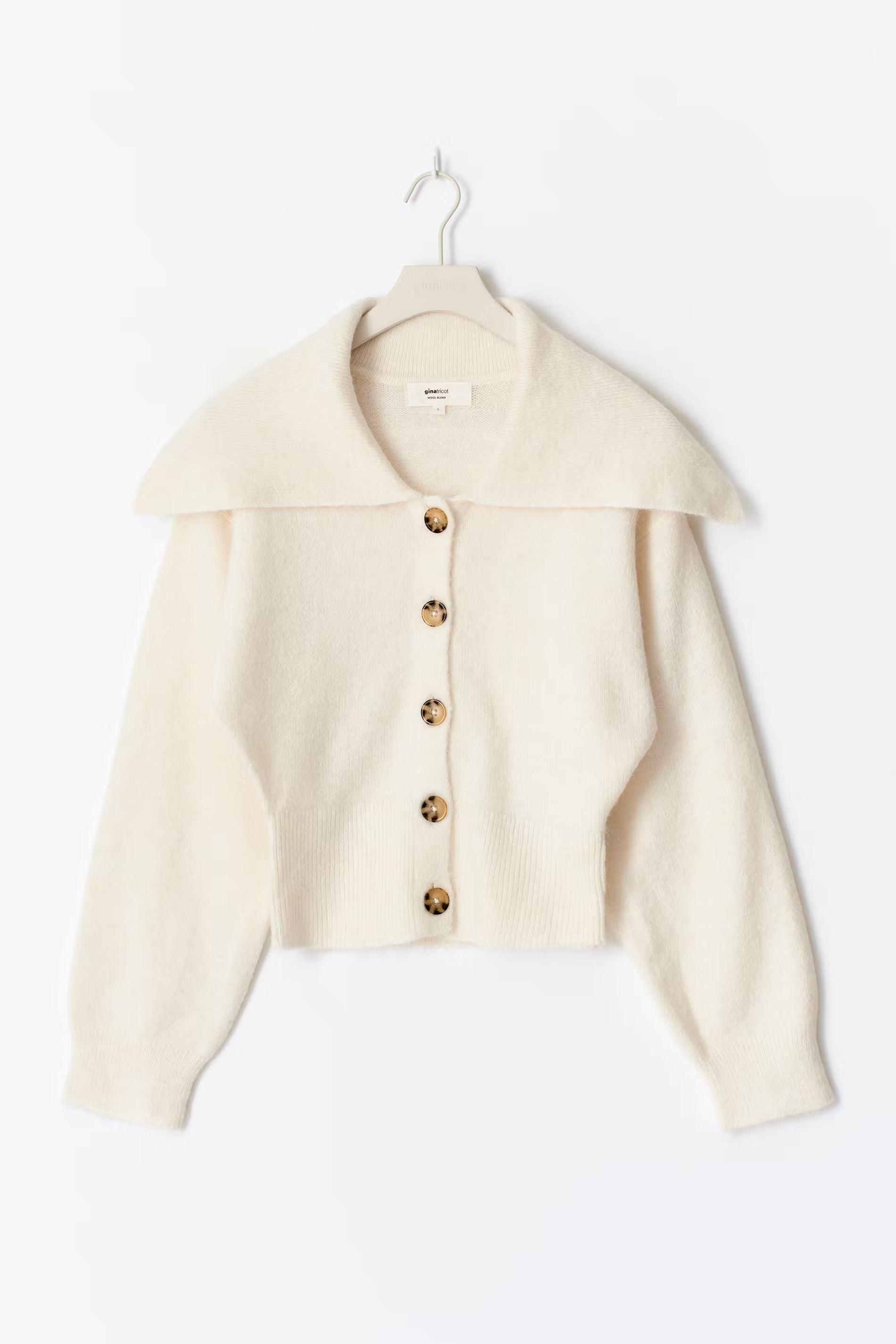 „Elise" Cardigan Weiß