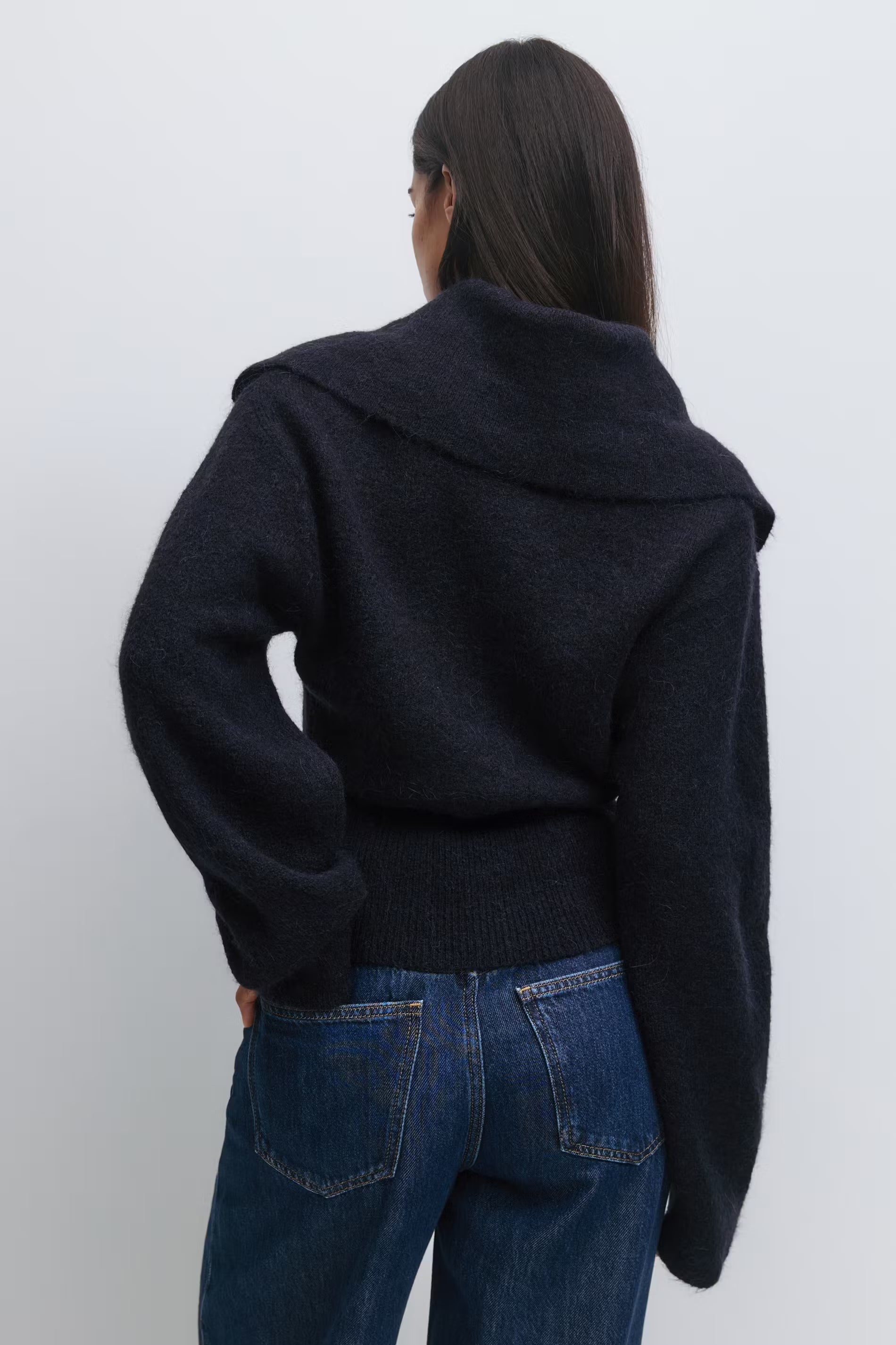 „Elise" Cardigan Schwarz