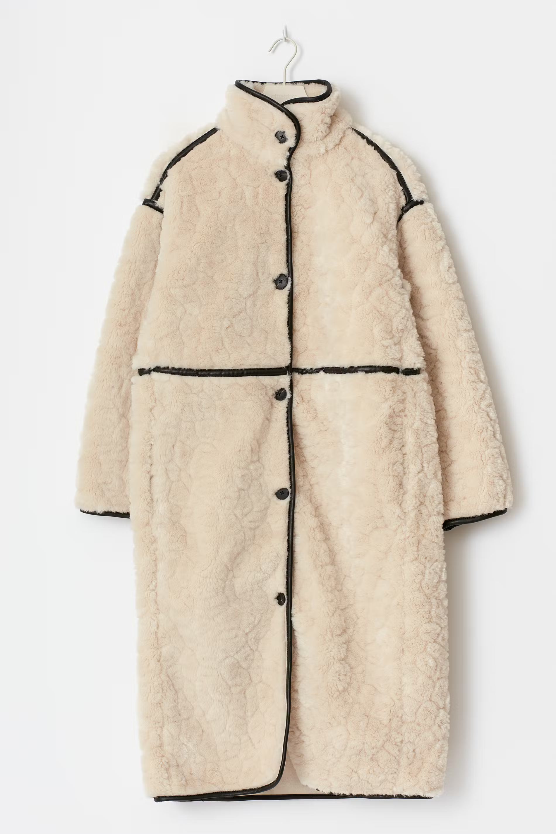 „Fur" Teddyjacke Weiß