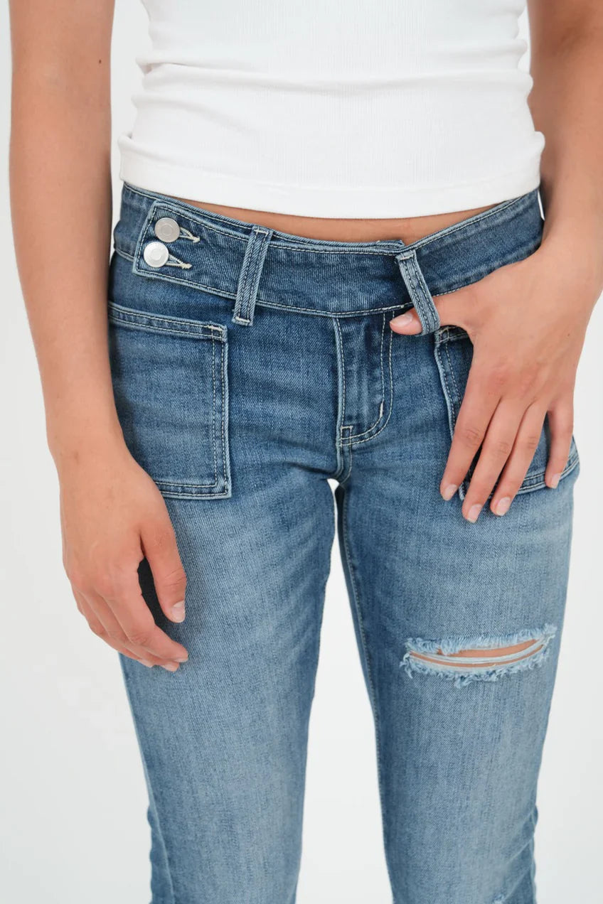 „Brooklyn" Jeans Blau