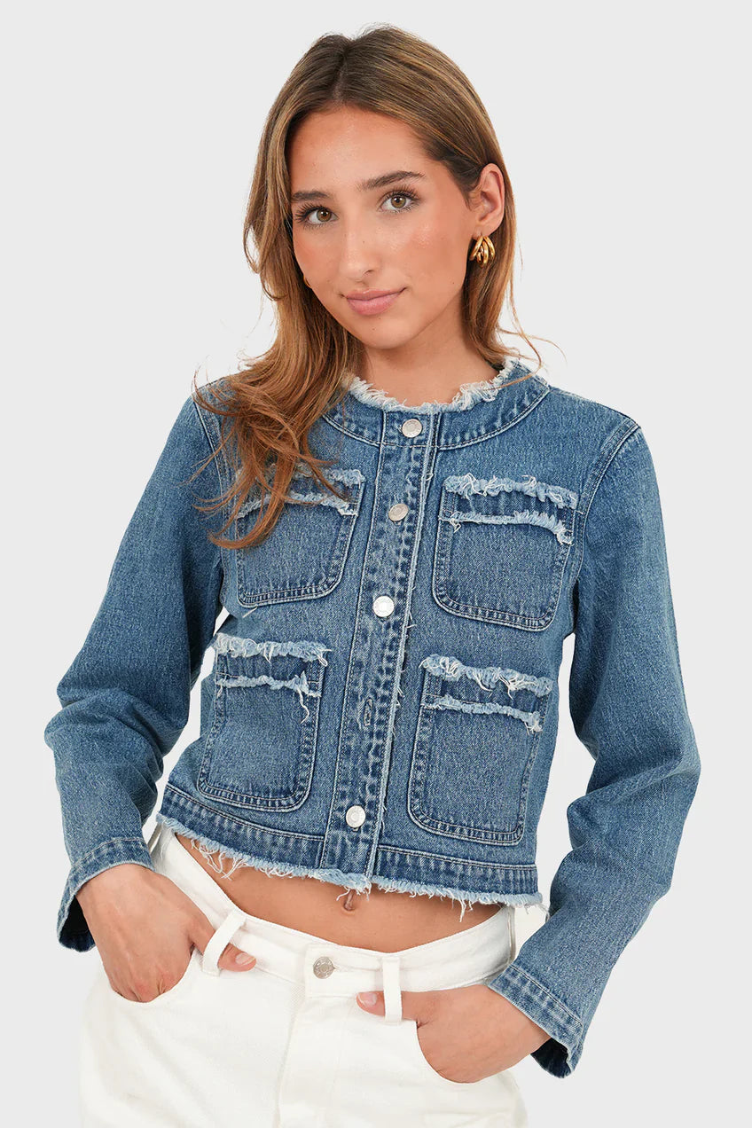 „Kopenhagen" Denimjacke blau