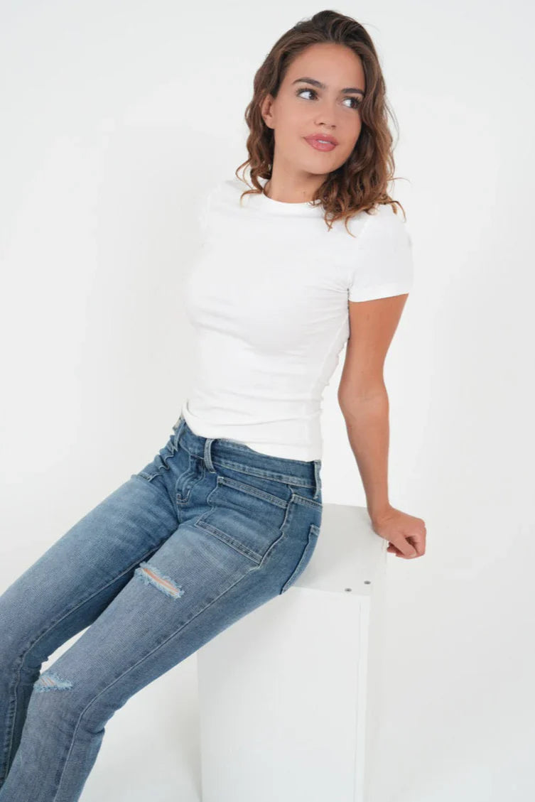 „Brooklyn" Jeans Blau