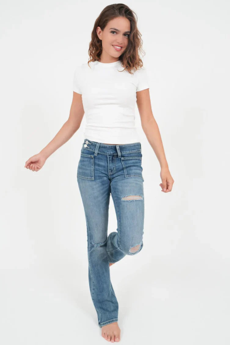 „Brooklyn" Jeans Blau