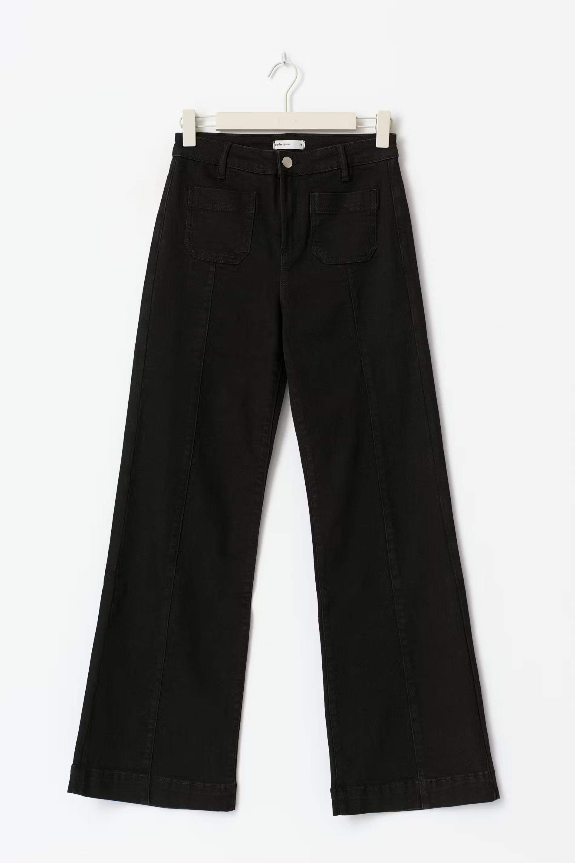 „Flare" Jeans Schwarz