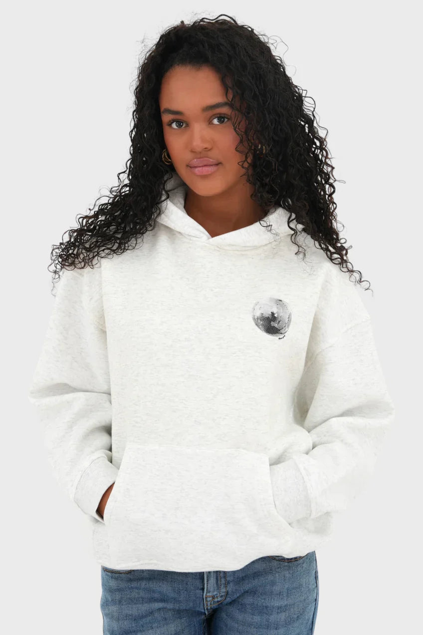 „Disco" Hoodie Grau