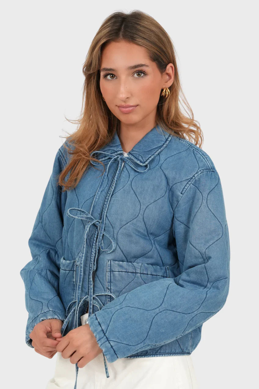„Mabel" Denimjacke blau