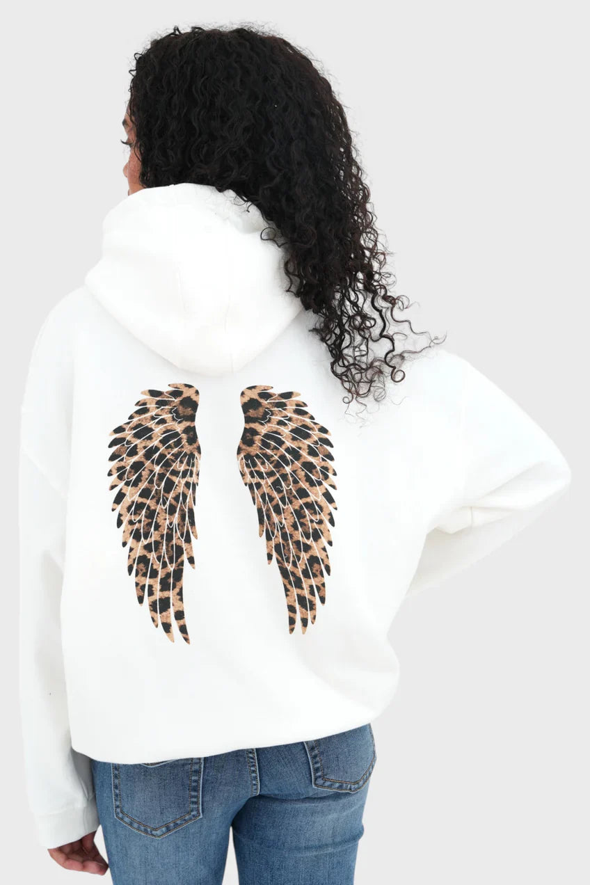 „Flügel" Hoodie Leopard