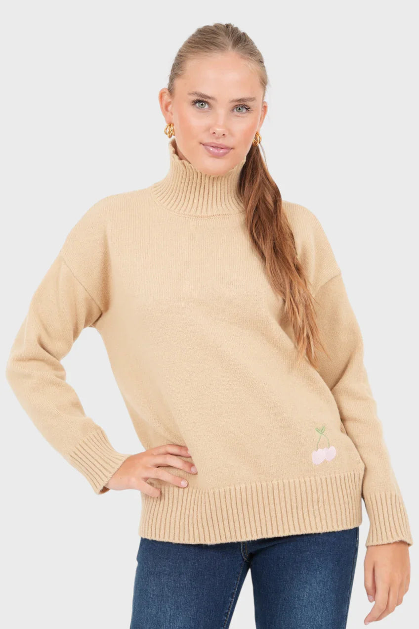 „Iris" Sweater Beige