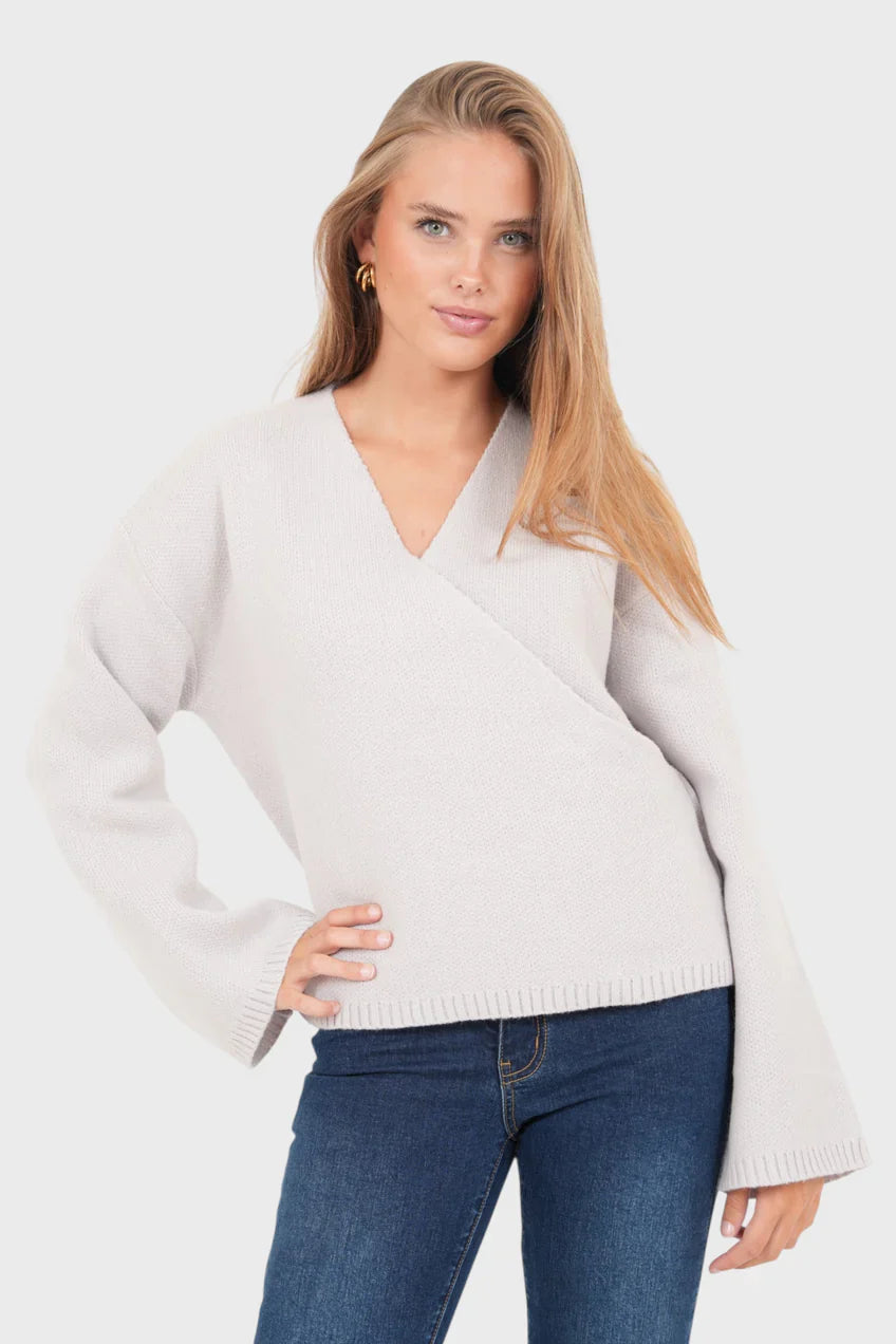 „Juliette" Strickjacke Grau