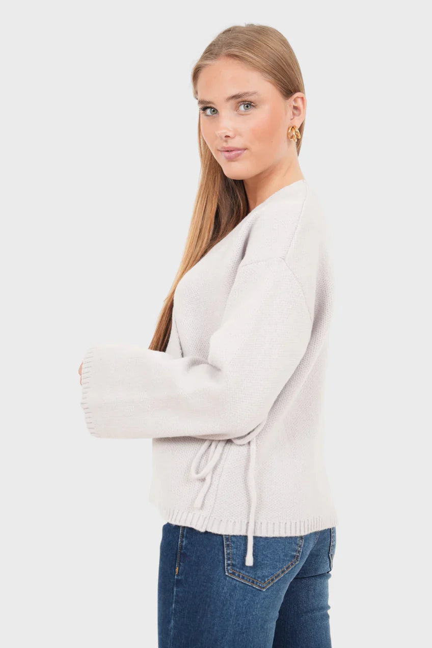 „Juliette" Strickjacke Grau