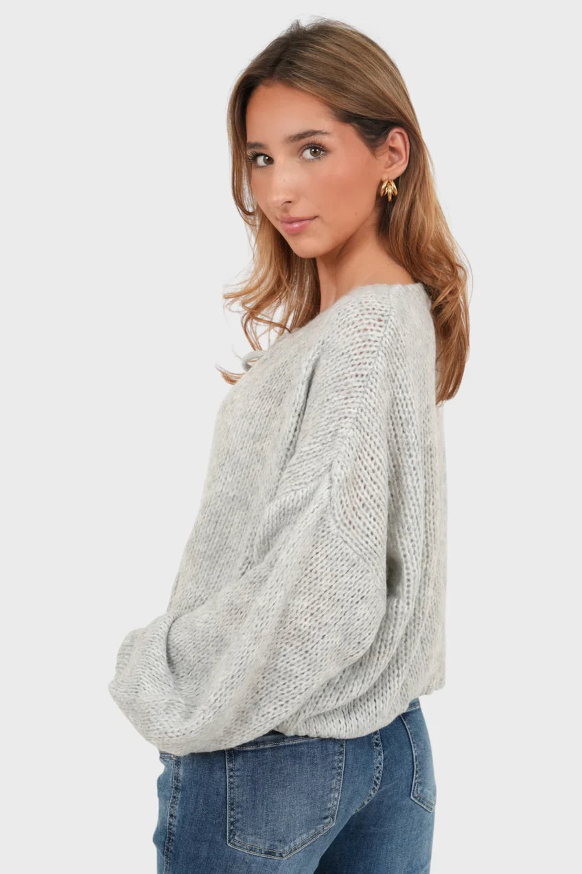 „Date" Weste Hellgrau