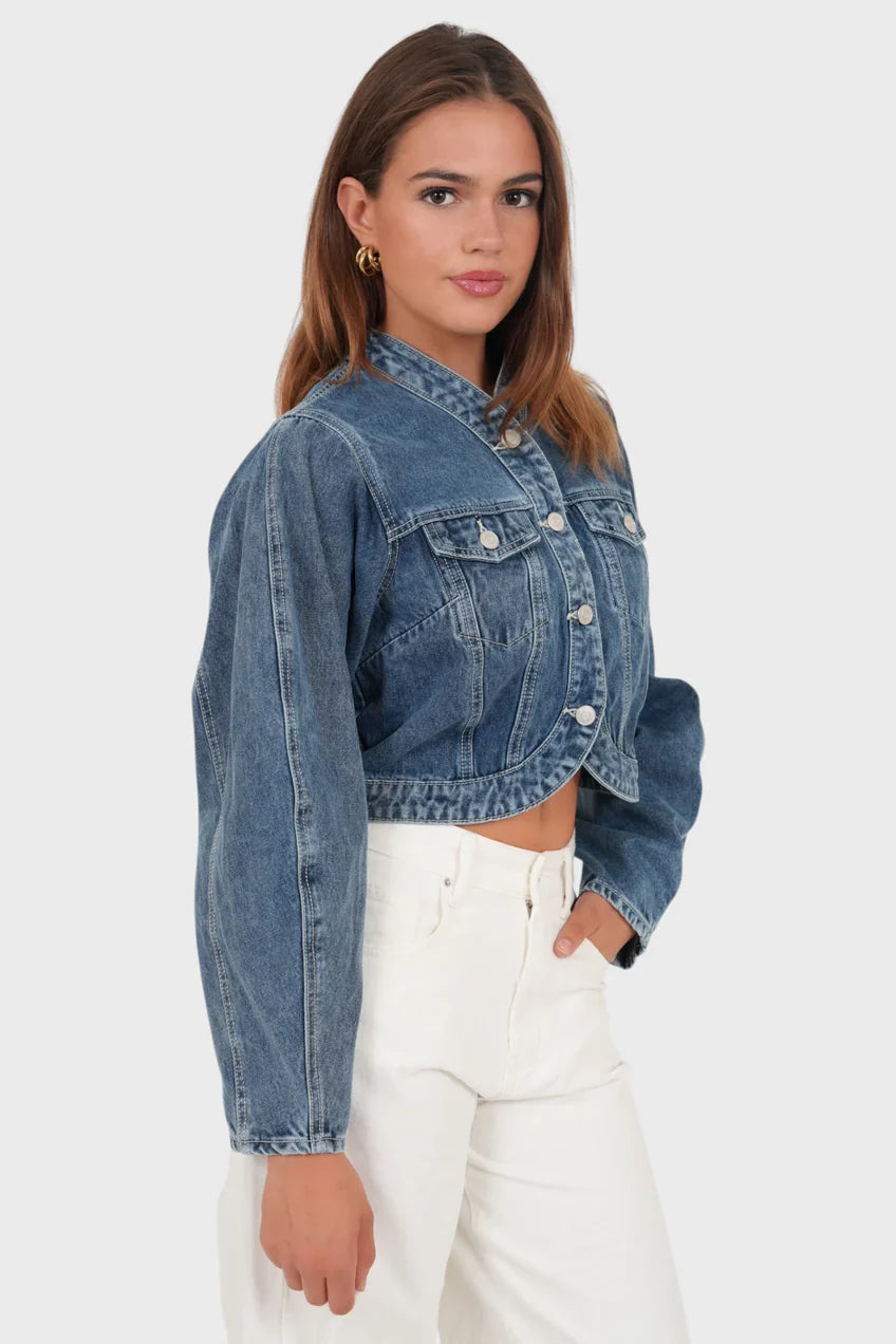 „Harper" Denimjacke Blau