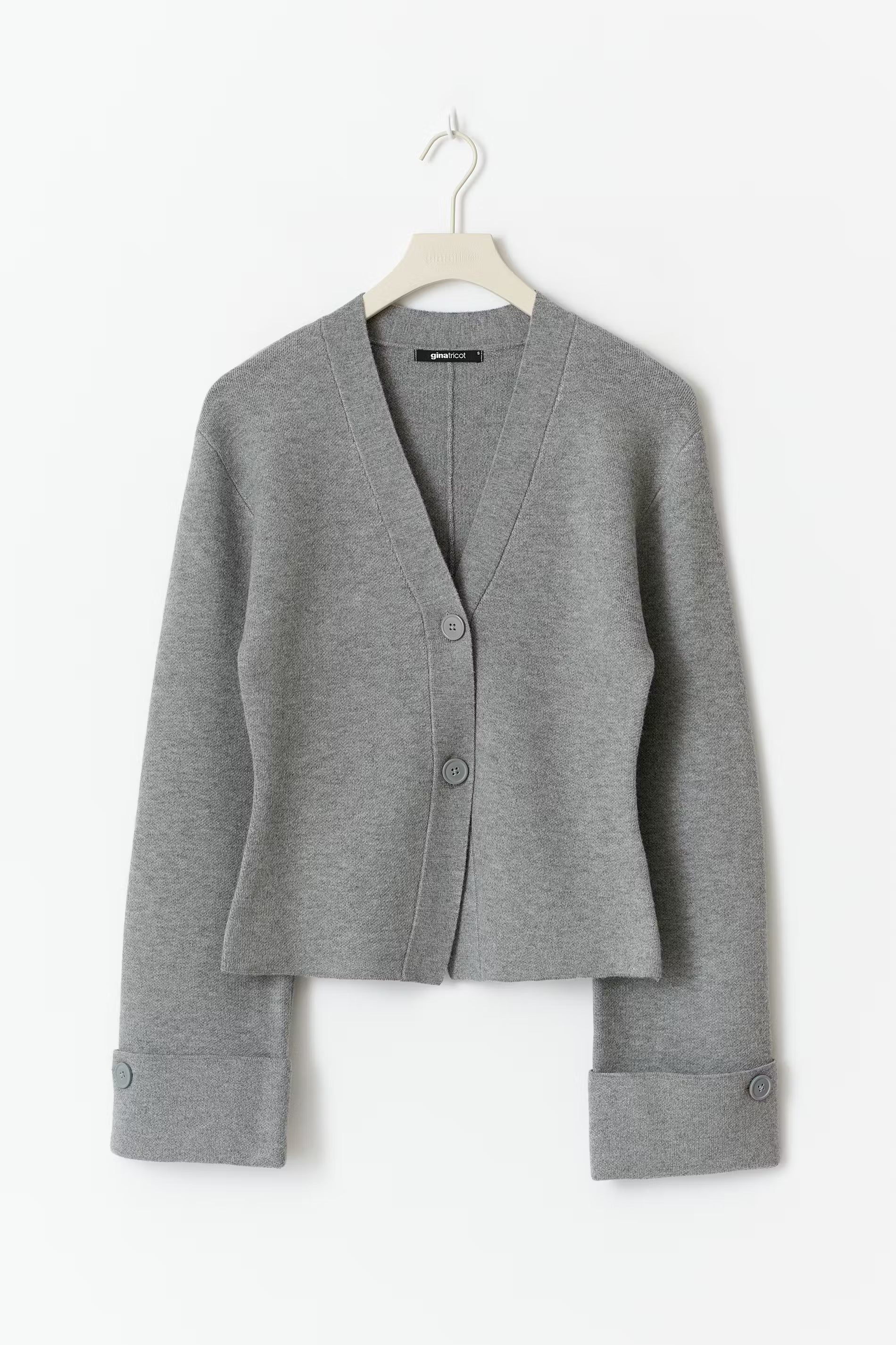 Knitted sculptured cardigan