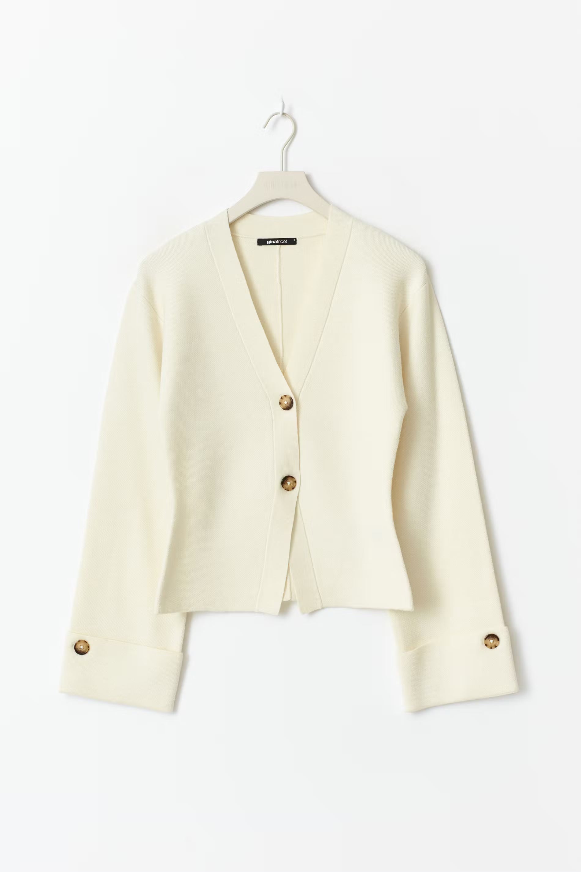 Knitted sculptured cardigan