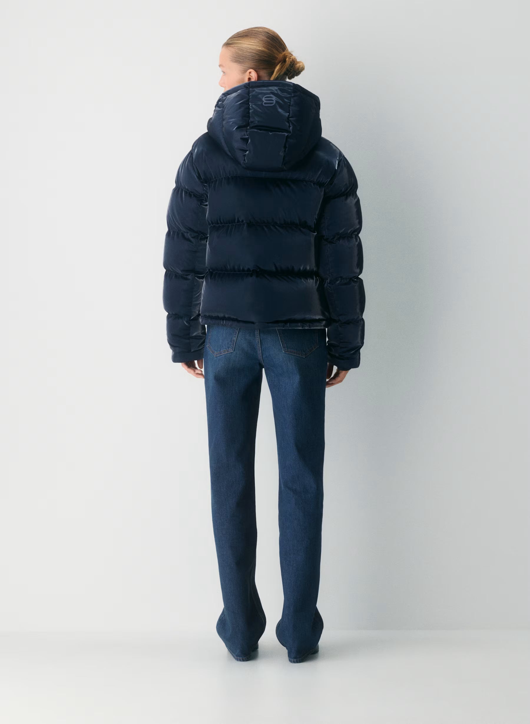 „Glamour" Pufferjacke Blau